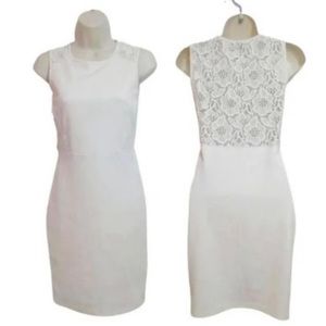 👗H & M light cream sleeveless dress ( part of 3 for $25 promo)